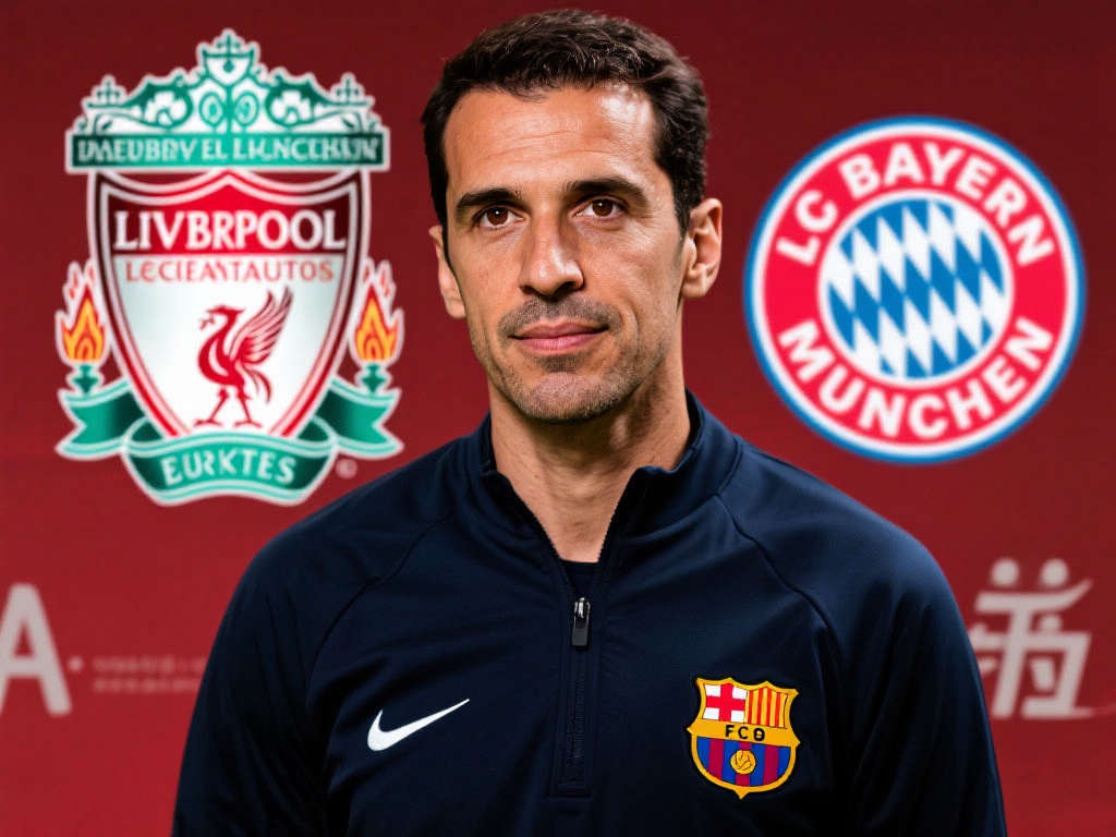 随着足坛名帅们的频繁转会，前西班牙著名中