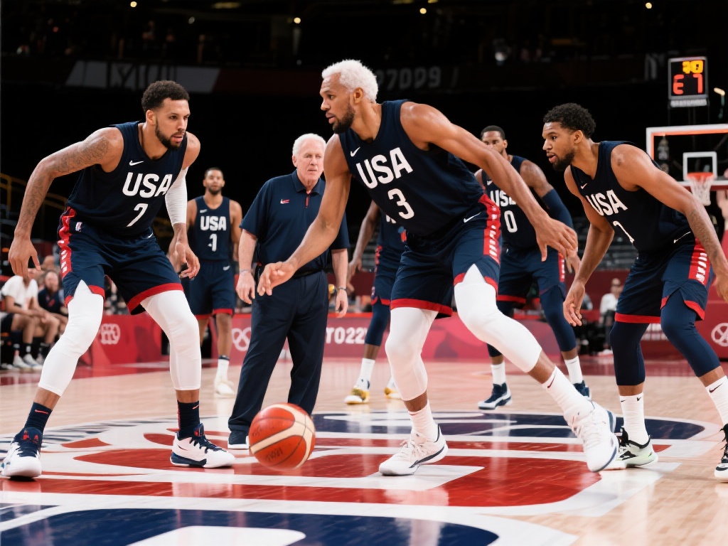 奥运资格激战正酣,国际篮球赛场风云再起 以美国男子篮球队为例,这支球队不仅拥有多