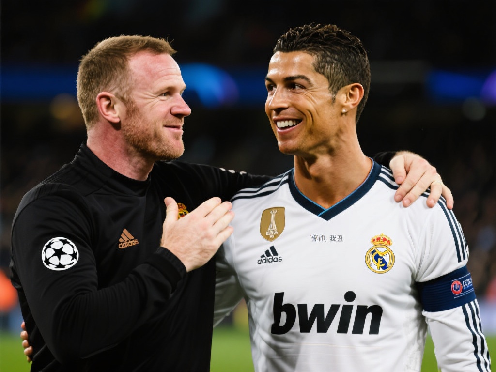 鲁尼谈与C罗关系:他爱照镜子夸自己帅,我却开玩笑说他丑 而鲁尼显然与C罗在性格上形成了鲜明对比。